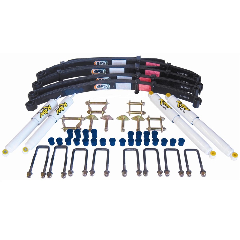 2 Inch 50mm RAW 4x4 Lift Kit to suit Toyota Landcruiser 45/47 Series 1980-1986 (large spring eye)