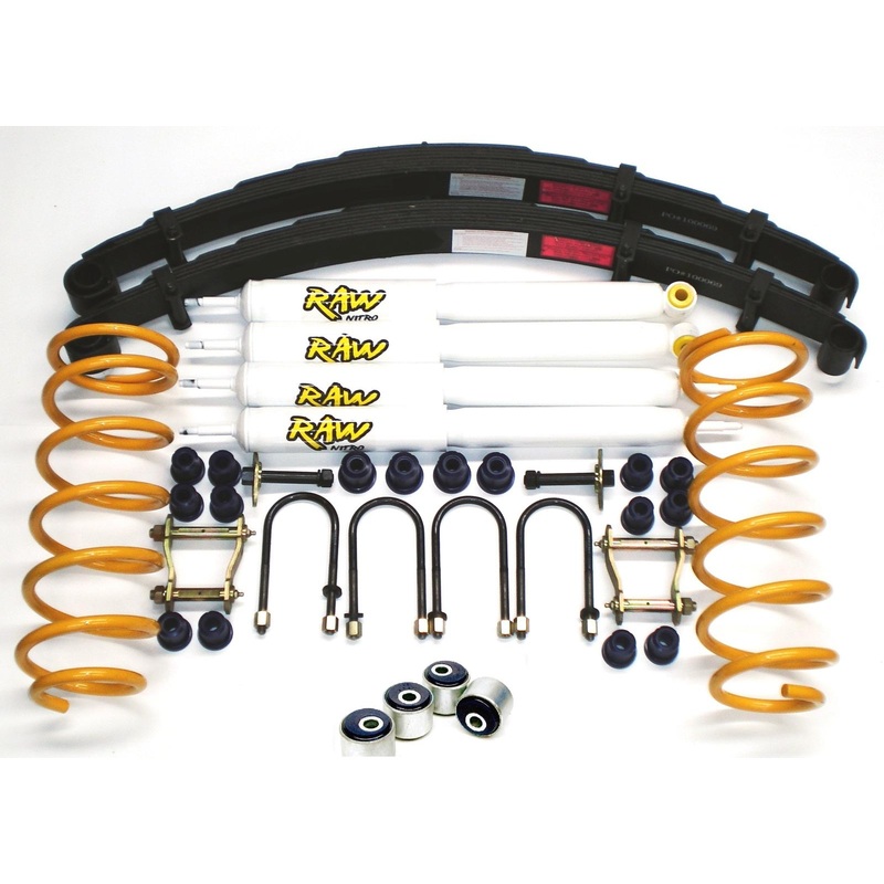 2 Inch 50mm RAW Nitro 4x4 Lift Kit - 300kg to suit Nissan Patrol GU (Y61) 1997-2016 Ute