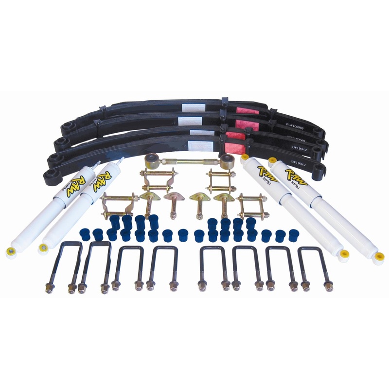 2 Inch 50mm RAW Nitro 4x4 Lift Kit Petrol & Diesel up to 35kg Front Load to suit Toyota Hilux 1983-1996