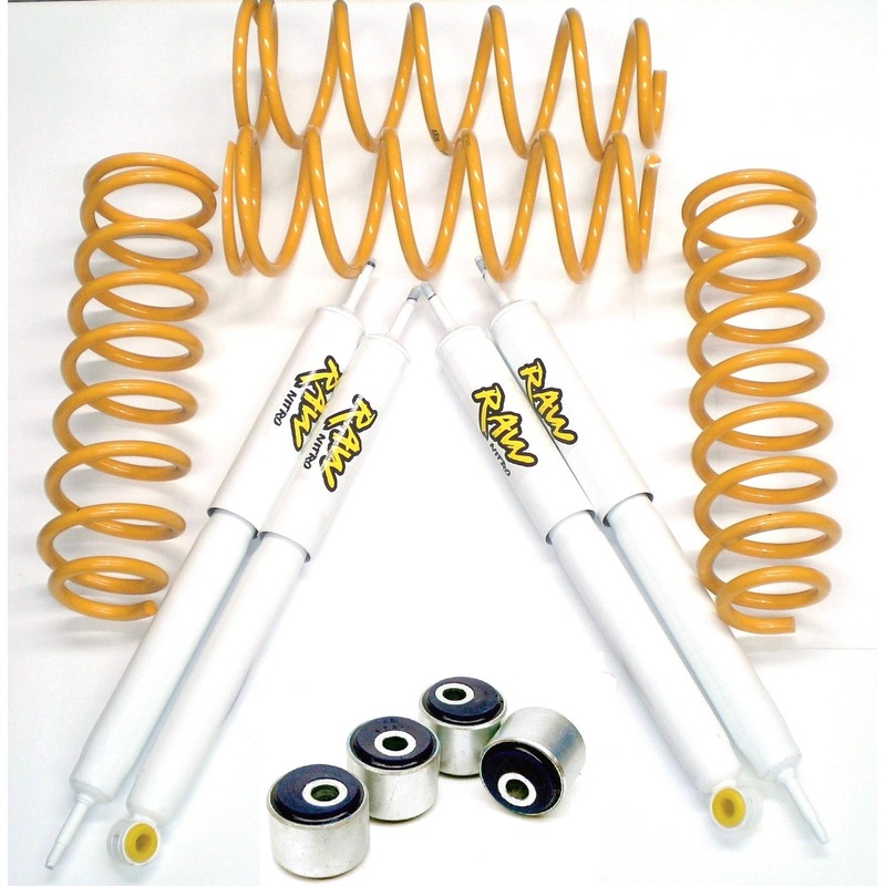 2 Inch 50mm RAW Nitro 4x4 Load Kit to suit Toyota Landcruiser 80 Series 09/1991-1998 & 105 Series
