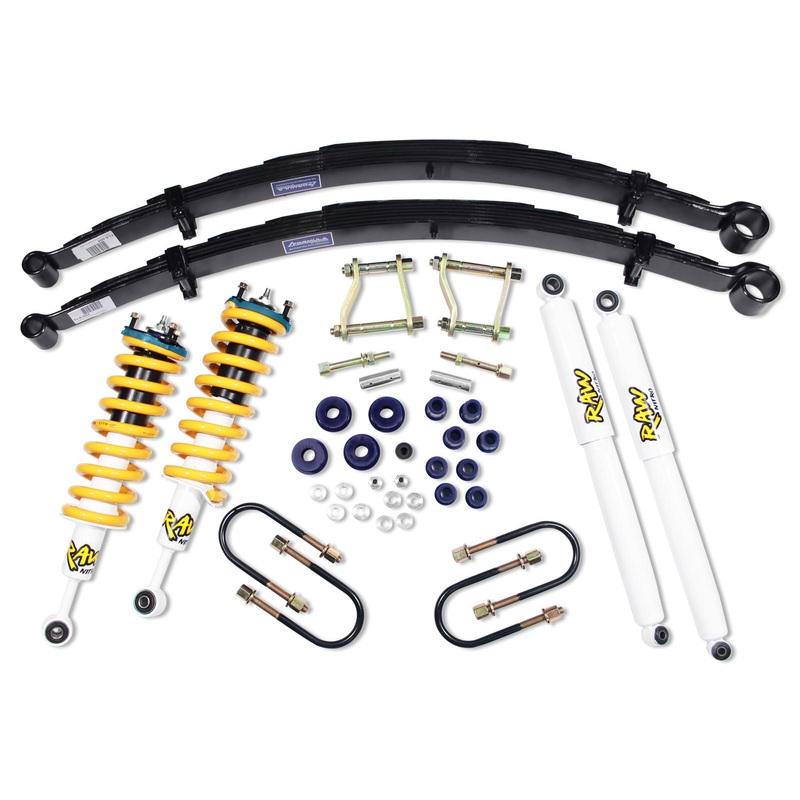 2 Inch 50mm RAW Nitro 4x4 ReadyStrut Lift Kit to suit Mazda BT-50 & Ford Ranger