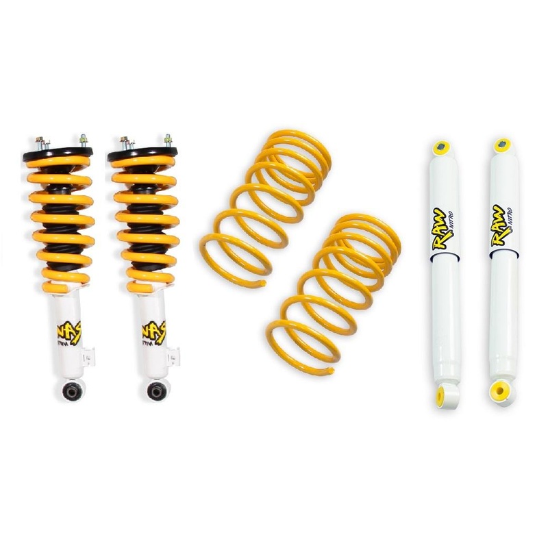 2 Inch 50mm RAW Nitro 4x4 ReadyStrut Lift Kit to suit Mitsubishi Pajero 2000-2021