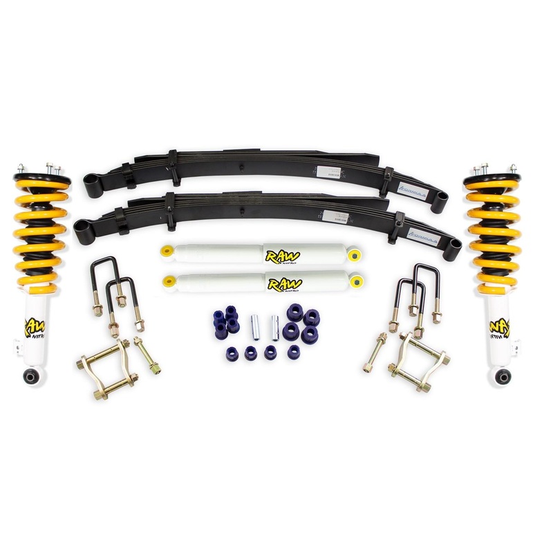 2 Inch 50mm RAW Nitro 4x4 ReadyStrut Lift Kit to suit Mitsubishi Triton ML-MN 2006-2015