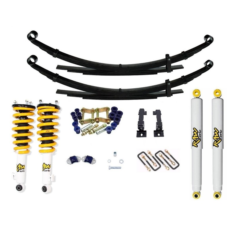 2 Inch 50mm RAW Nitro 4x4 ReadyStrut Lift Kit to suit Mitsubishi Triton MQ, MR 2015-On