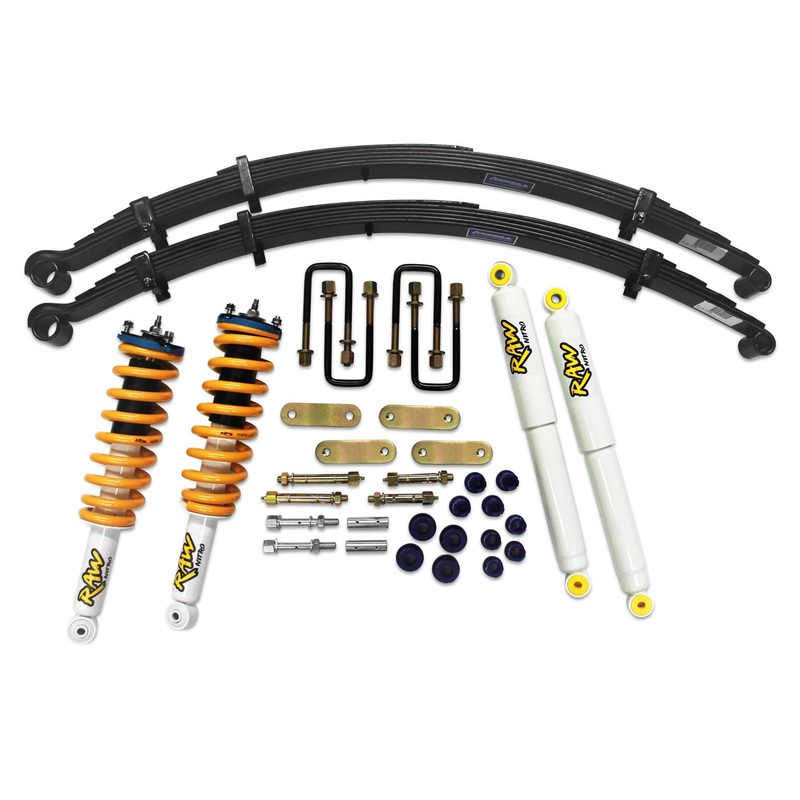 2 Inch 50mm RAW Nitro 4x4 ReadyStrut Load Kit to suit Isuzu D-Max MP 2012-2020