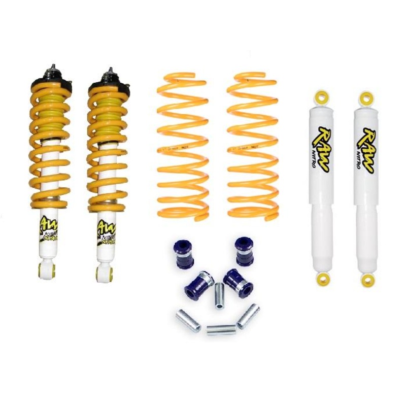40mm RAW Nitro 4x4 ReadyStrut Lift Kit to suit Nissan Navara NP300 Dual Cab