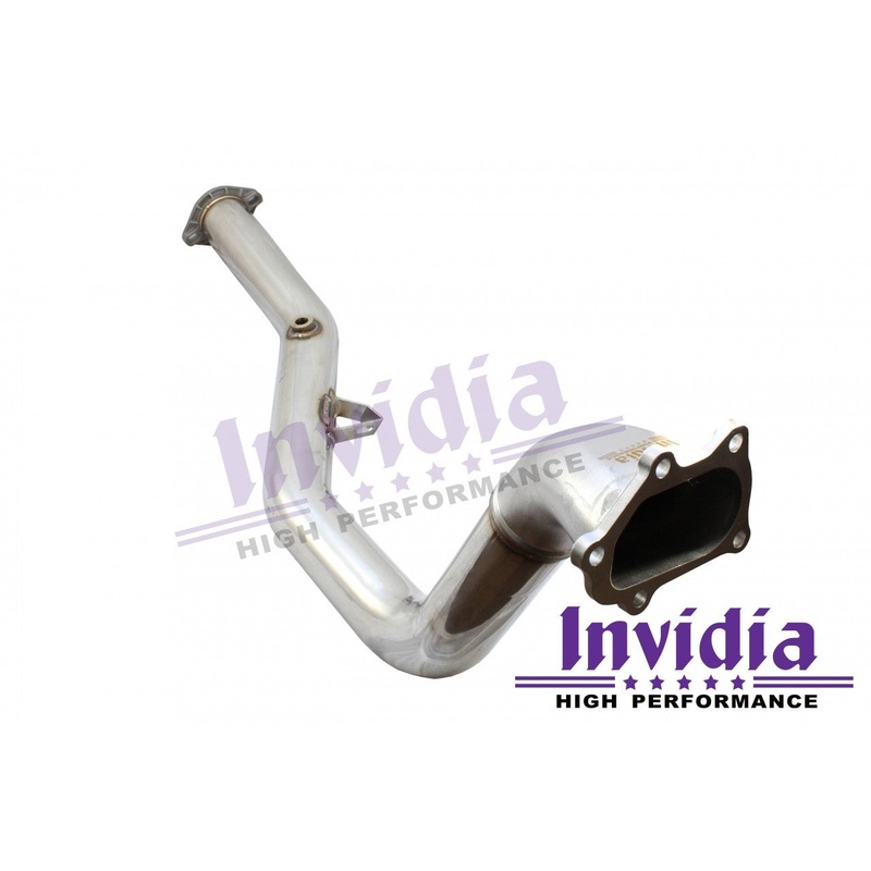INVIDIA DOWN PIPE "AUSTRALIAN SPEC" CATLESS FOR SUBARU WRX 08-14/STI 08-21/LIBERTY 07-09/FXT SH (5MT/6MT/4AT)