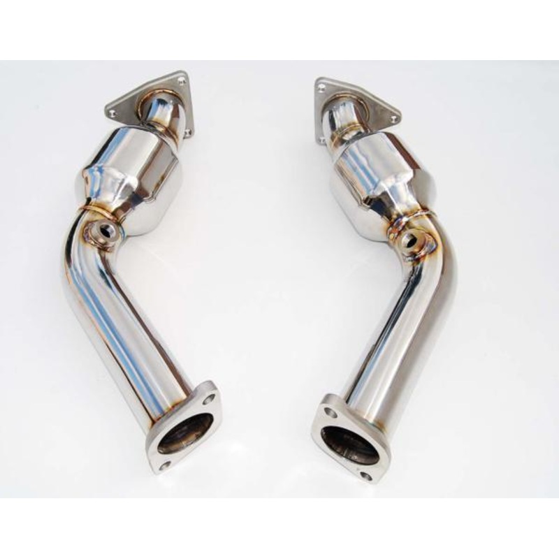 INVIDIA HIGH FLOW CATTED TEST PIPES FOR NISSAN 350Z Z33 02-06/SKYLINE V35/INFINITI G35 V35