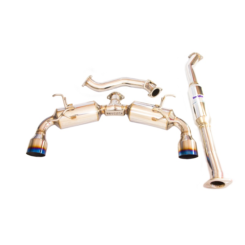INVIDIA N2 70MM CAT BACK EXHAUST W/TI TIPS FOR SUBARU BRZ/TOYOTA 86 12-20