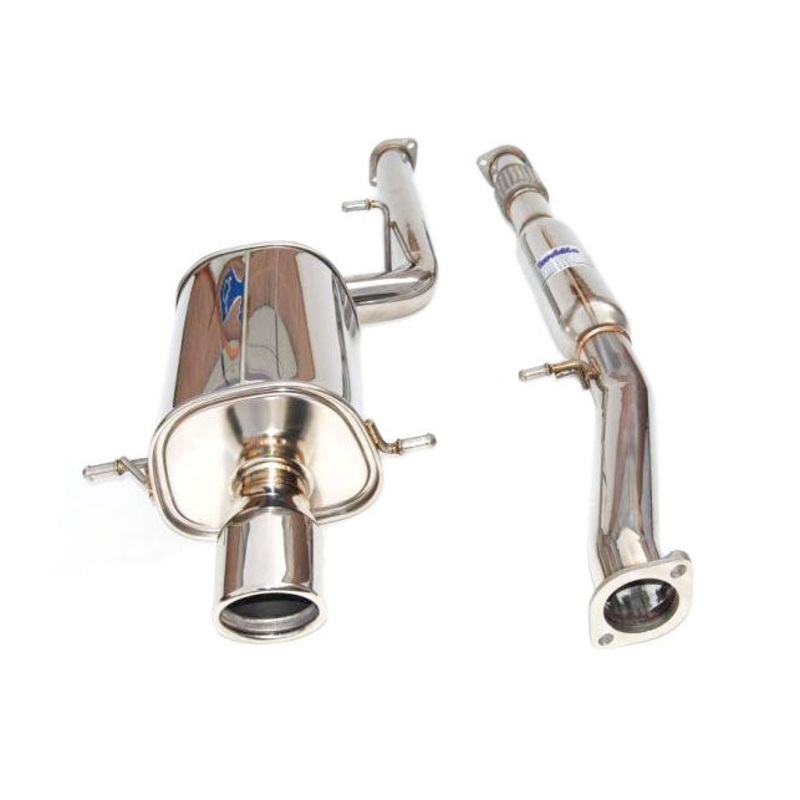 INVIDIA Q300 CAT BACK EXHAUST W/SS TIP FOR SUBARU WRX/STI GD 01-07