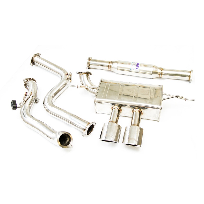 INVIDIA Q300 CAT BACK EXHAUST W/SS TIPS FOR FORD FOCUS ST LW/LZ 11-18