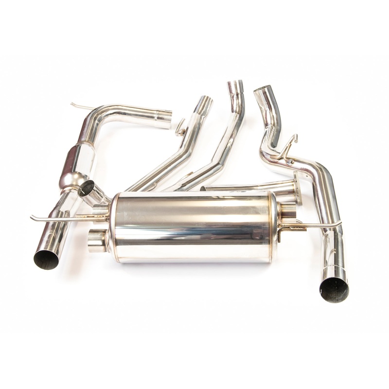 INVIDIA Q300 CAT BACK EXHAUST W/SS TIPS FOR HONDA CIVIC TYPE-R FN2 07-11