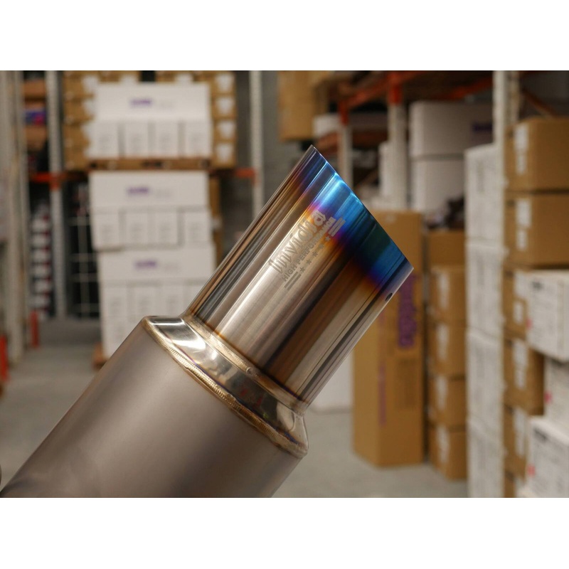 INVIDIA TITAN G5 TITANIUM N1 SINGLE EXIT CAT BACK EXHAUST RESONATED FOR SUBARU BRZ/TOYOTA 86 12-20