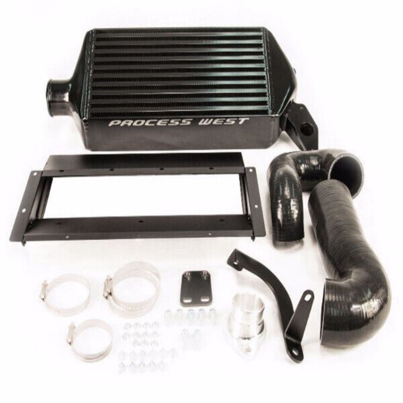 Process West  Intercooler Kit Top Mount Fits Liberty/Legacy 2007-2009 (Black)