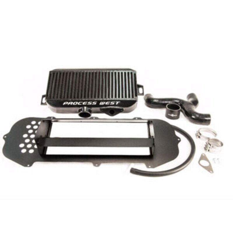 Process West Intercooler Kit Top Mount Fits STi 2003-2005 (Black)