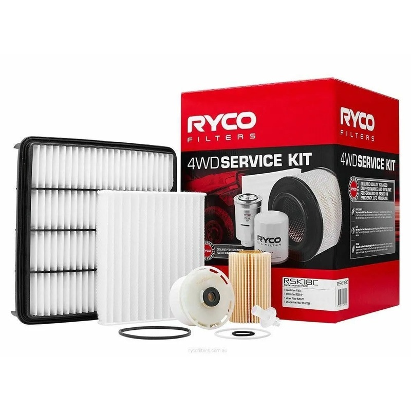 Ryco RSK18C 4X4 Service Kit (oil fuel air filter) FITS Landcruiser 200 SERIES