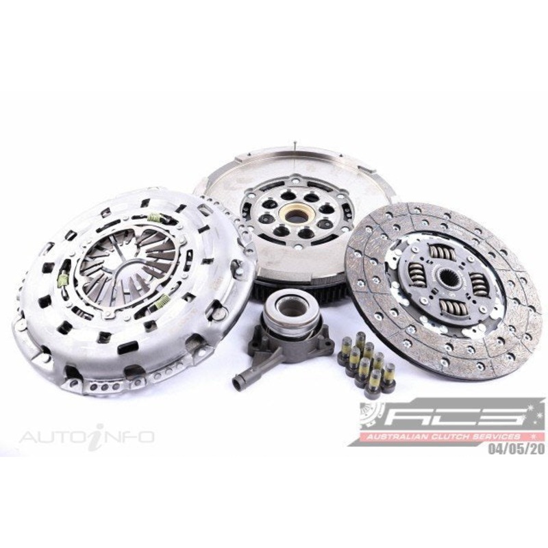 Clutch Kit Incl Dual Mass Flywheel & Concentric Slave Cylinder-Self Adjusting FIT FORD TRANSIT VJ VM
