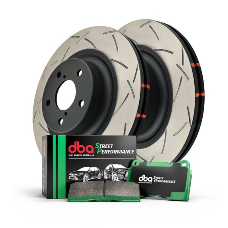 DBA Front Brake Upgrade Nissan Patrol DBA625S Slotted Rotors & Street DB1361SP Pads