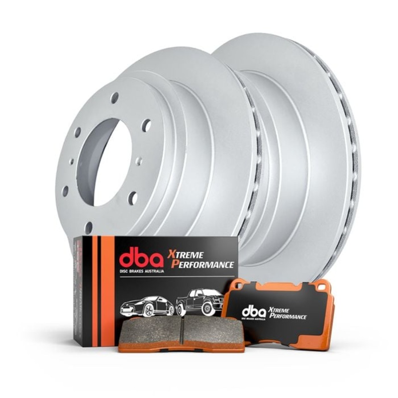 DBA Front Brake Upgrade Subaru BRZ Toyota 86 DBA648 Standard Rotors & Xtreme DB1491XP Pads