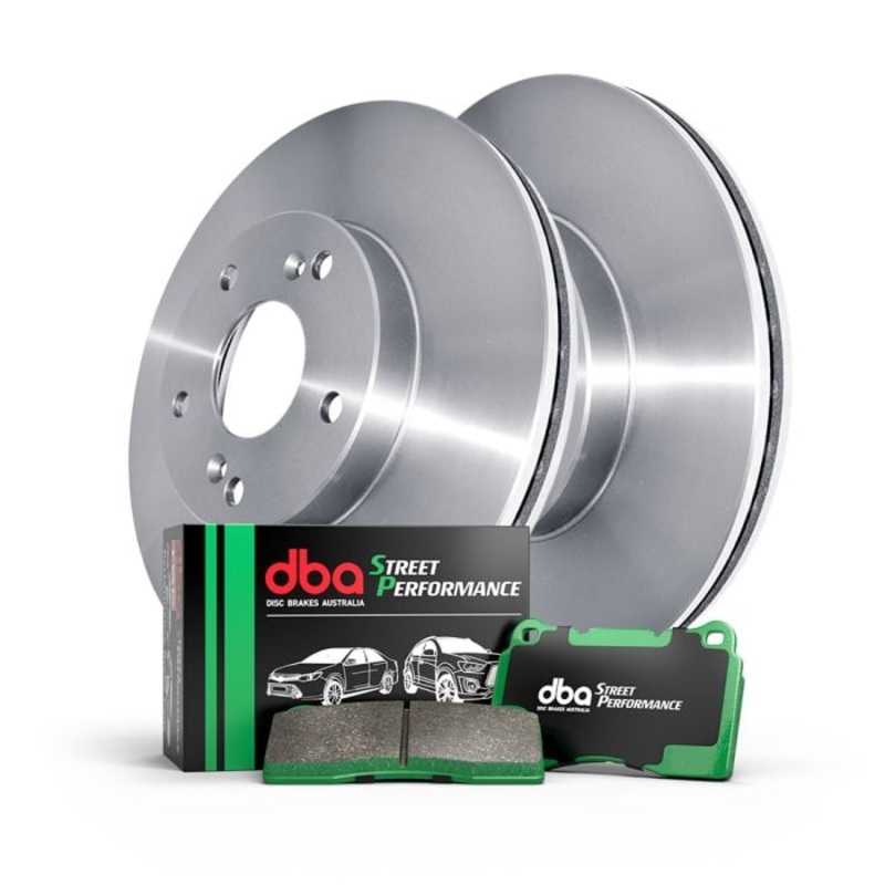 DBA Front Brake Upgrade Subaru BRZ Toyota 86 DBA648E En-Shield Rotors & Street DB1342SP Pads