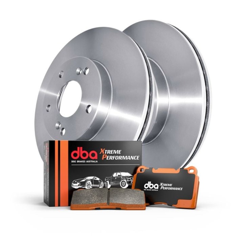 DBA Front Brake Upgrade Subaru BRZ Toyota 86 DBA648E En-Shield Rotors & Xtreme DB1342XP Pads