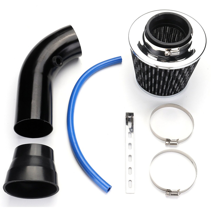 POWER SPIRIT -  3" 76mm Universal Car Cold Air Intake Filter Pipe + Alumimum Induction Hose Kit FOR NISSAN / TOYOTA / SUBARU / MITSUBISHI / HOLDEN / FORD + MORE