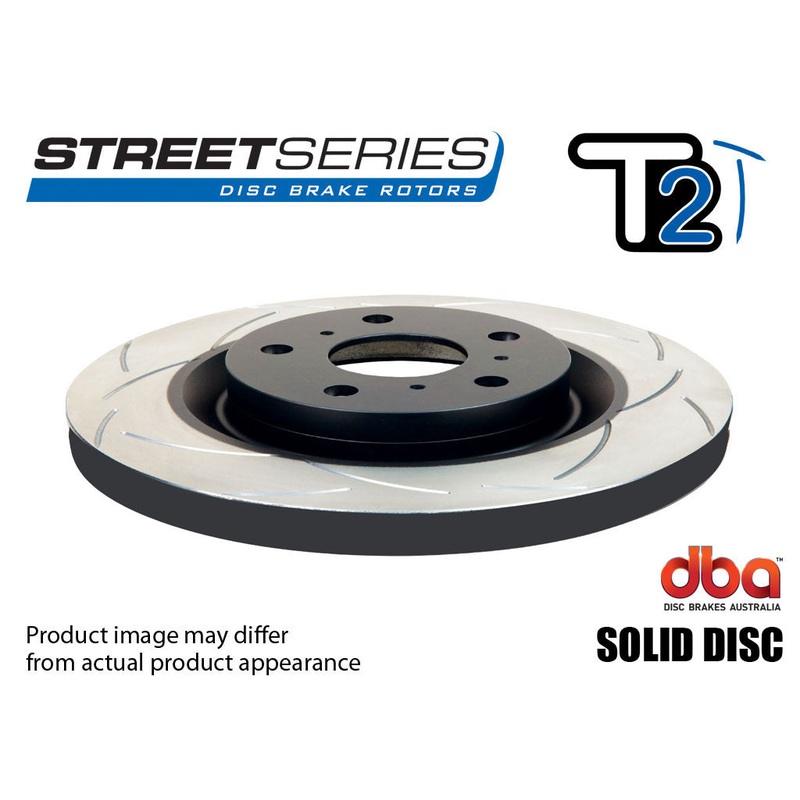 DBA ROTOR PAIR Street Flat Disc T2 Slotted - KP FOR [ AP Replacement Ring ]