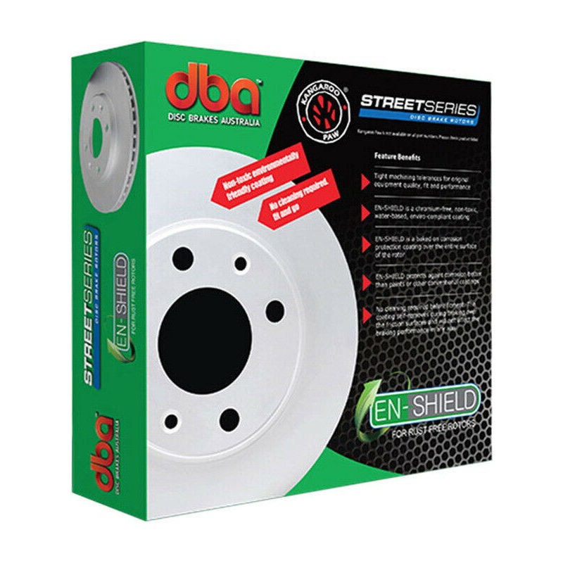 2 x DBA En-Shield Standard Rotor FOR VW JETTA 163 (DBA2811E)