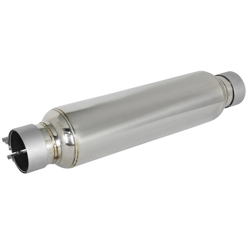 aFe MACH Force-Xp 304 Stainless Steel Resonator 2.5in Inlet/Outlet x 4in Dia x 15in Body x 19in L