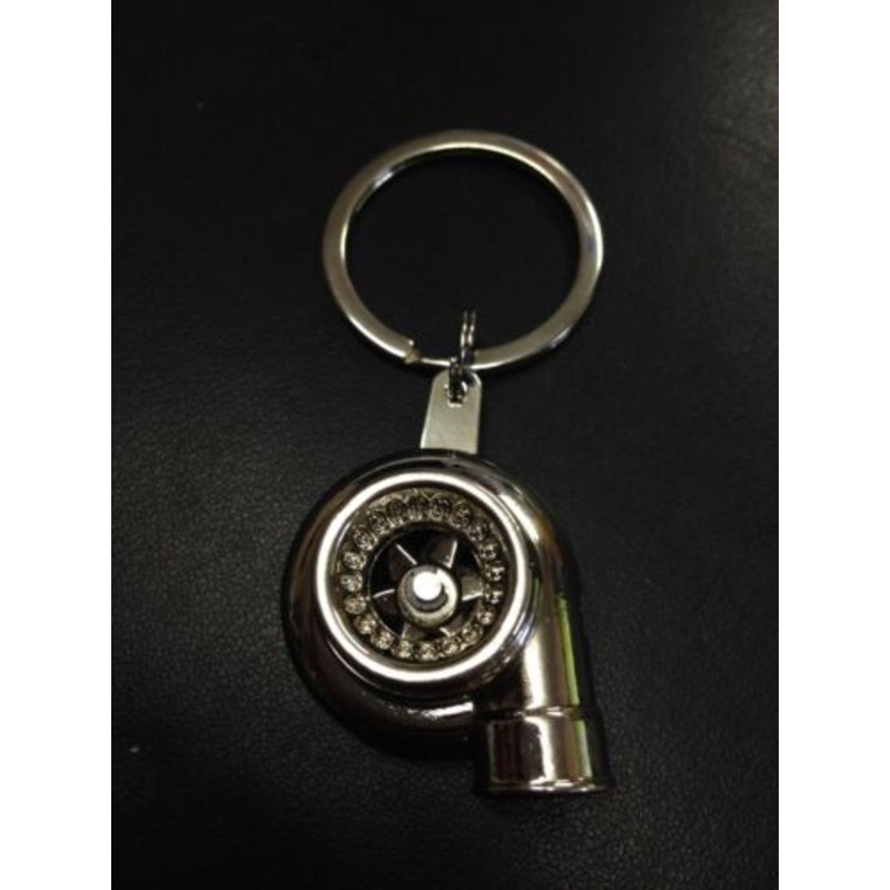 CHROME TURBO Key Ring WITH SPIN WHEEL ANTI-SURGE FOR GARRETT GTX3076 GTX2971 GTX3584R GTX3582R GT3582 999AUTOMOTIVE