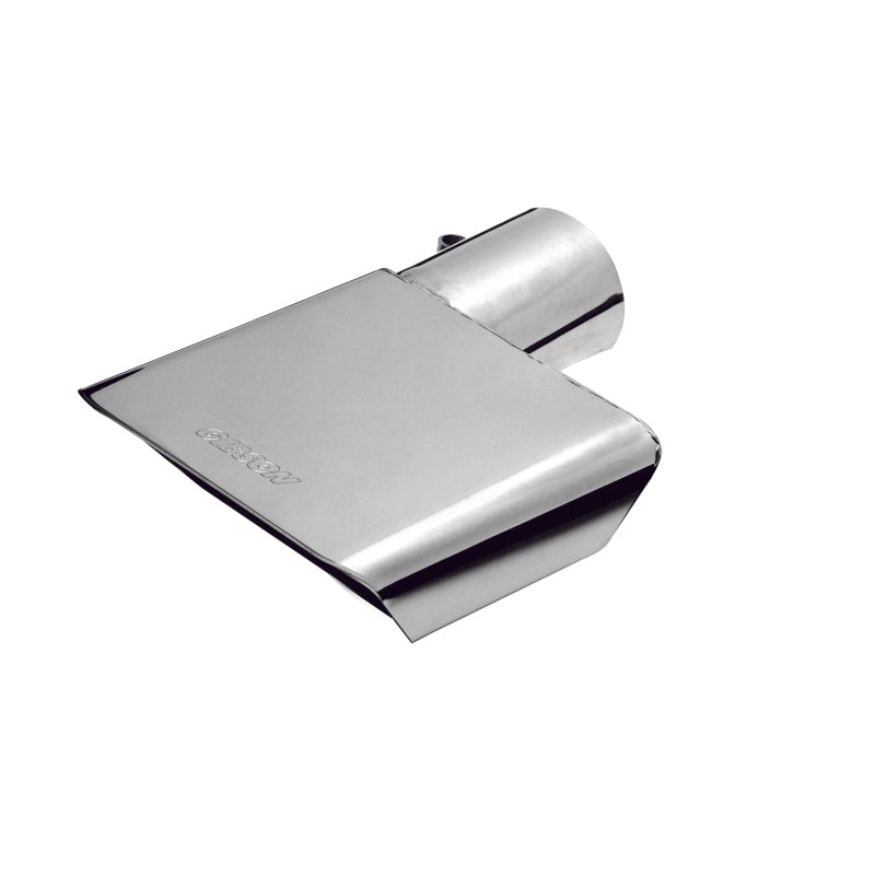 Gibson Rectangle Sport Tip - Left - 6x2.75in OD/2in Inlet/9.5in Length - Stainless