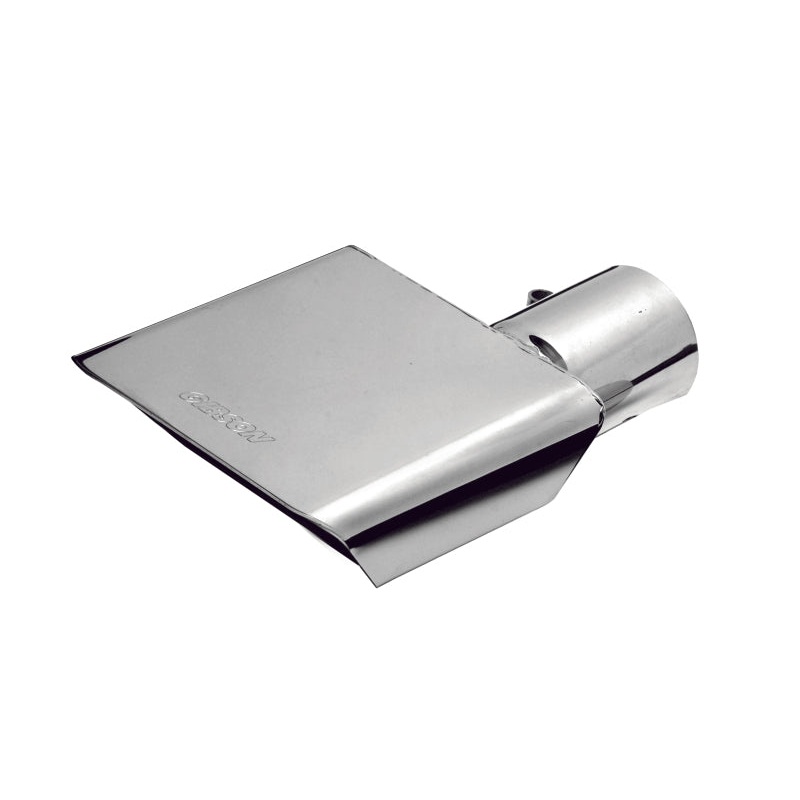 Gibson Rectangle Sport Tip - Right - 6x2.75in OD/2in Inlet/9.5in Length - Stainless