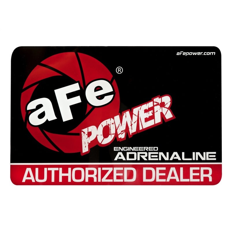 aFe Power Marketing Promotional PRM Cling Window: aFe Power Dealer (Medium)