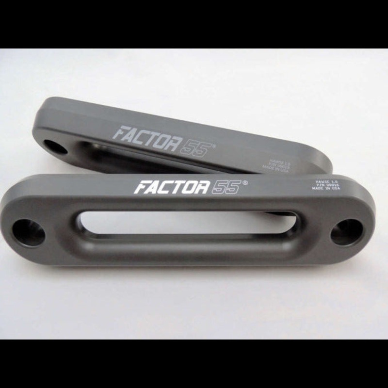 Factor 55 Hawse Fairlead 1 Inch Thick Gun Metal Gray