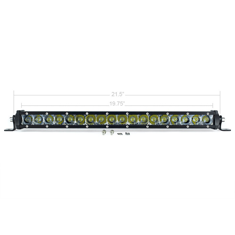 20" Slim Single Row LED Bar