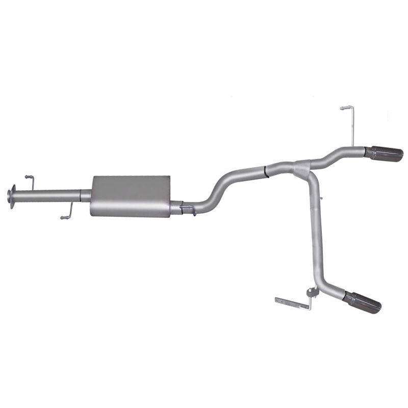 Gibson 07-14 Toyota FJ Cruiser Base 4.0L 2.5in Cat-Back Dual Split Exhaust - Aluminized