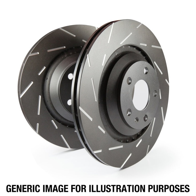 EBC 13+ Lexus ES300h 2.5 Hybrid USR Slotted Rear Rotors