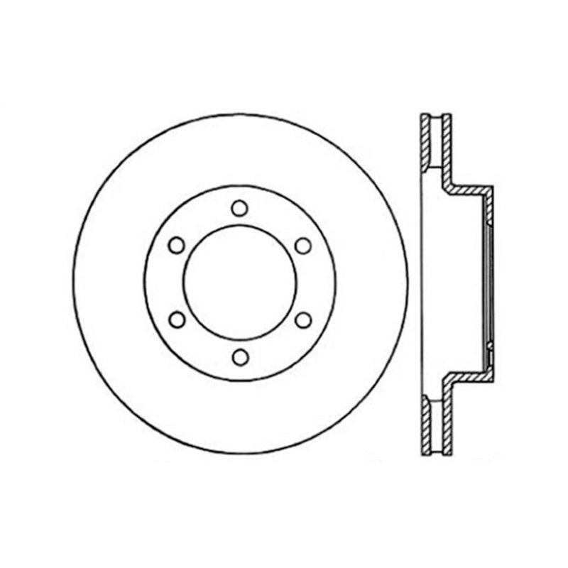 StopTech 05-09 Toyota Tacoma/03-09 4 Runner Drilled Left Front Rotor