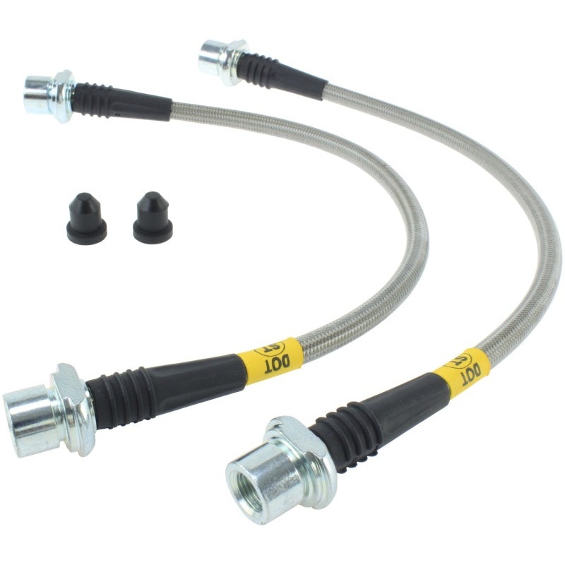 StopTech 08-12 Toyota Sequoia/07-12 Tundra Front Stainless Steel Brake Lines