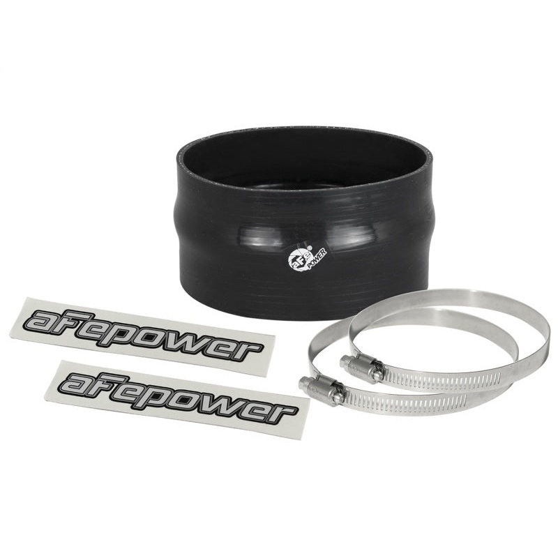 aFe Magnum FORCE CAI Univ. Silicone Coupling Kit (3.875in. ID / 2.25in. L) Straight Coupler w/Hump