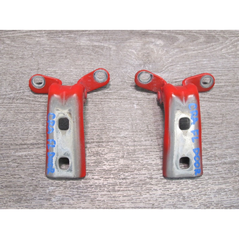 03-06 Chevrolet SSR Left Driver Door Upper & Lower Hinge Set RED OEM