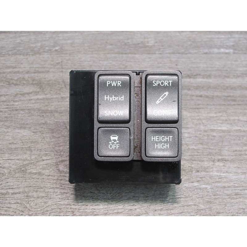 08-11 Lexus LS600hL Power Hybrid Snow Traction Suspension Control Switch OEM