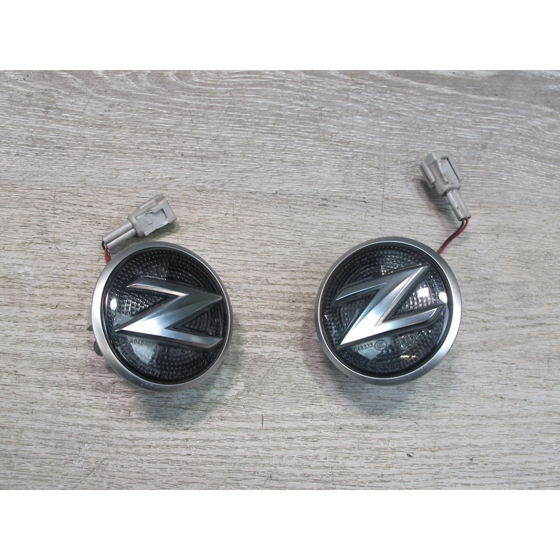 09-20 Nissan Z34 370Z Front Right & Left Fender Turn Signal Light Lamp Set OEM