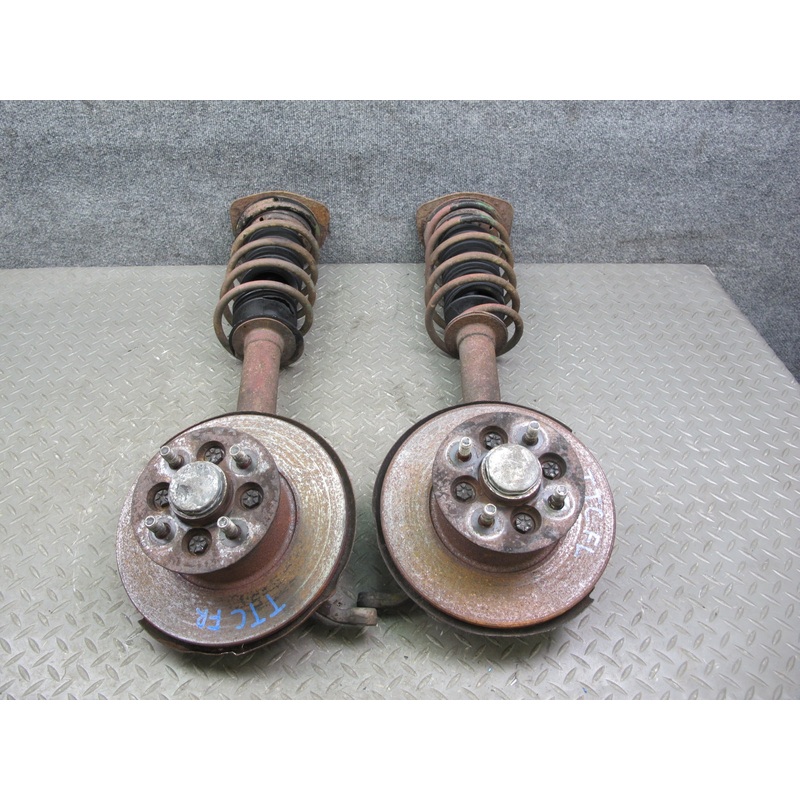 75-82 Triumph TR7 Front Spindle Knuckle Wheel Hub Shock Absorber Set OEM
