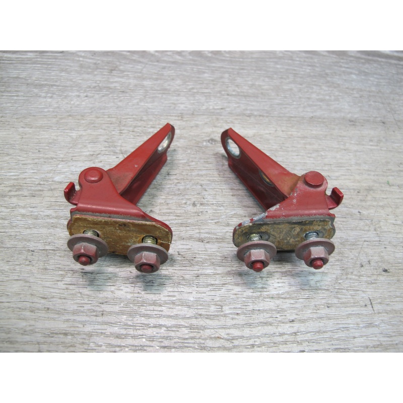 91-95 Toyota MR2 SW21L Set of 2 Rear Left & Right Trunk Deck Lid Hinge RED OEM