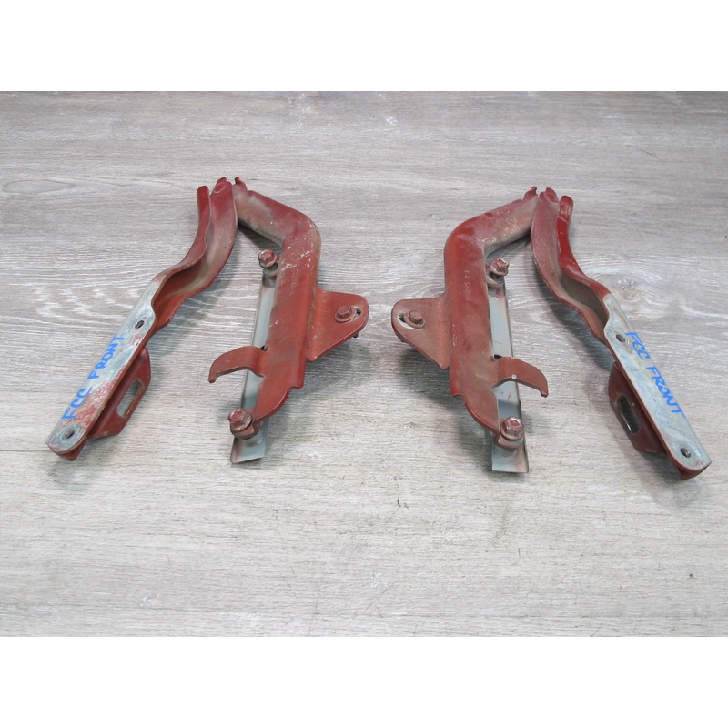 98-02 Chevrolet Camaro Set of 2 Front Left & Right Hood Bonnet Hinge RED OEM