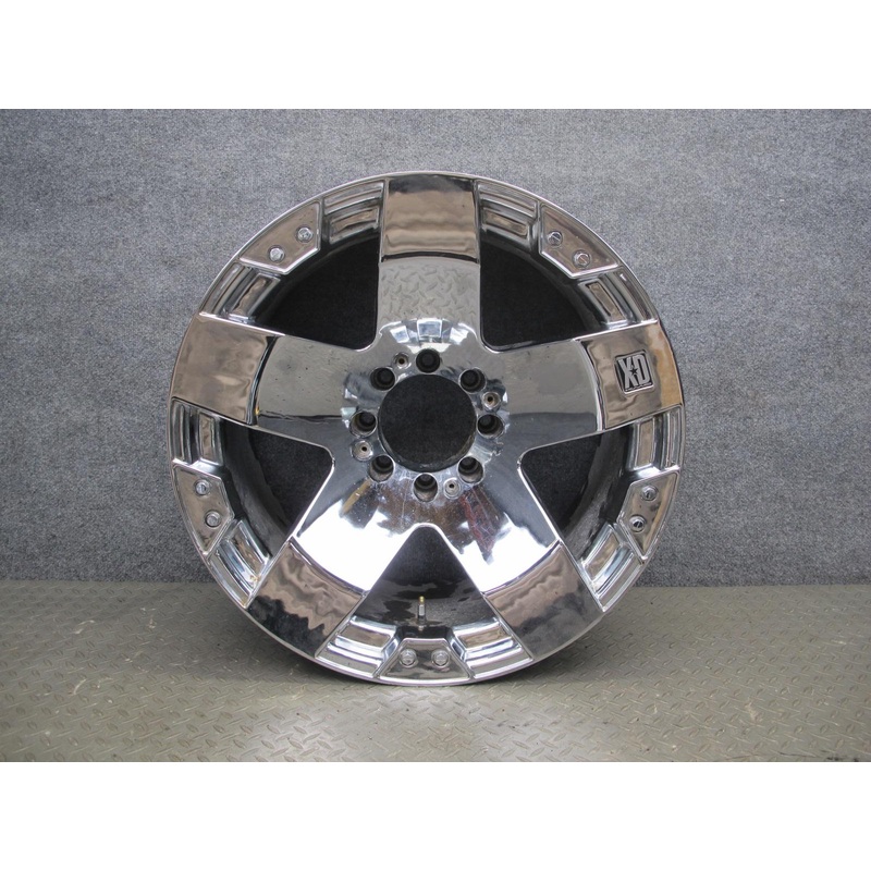 XD KMC XD775 Rockstar Chrome 22" R22 Wheel Rim 22X12J 8X165.1 ET-44