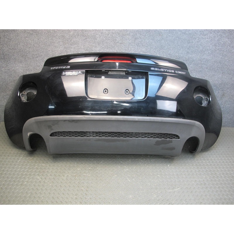 07-09 Pontiac Solstice GXP Rear Bumper Cover Panel Black OEM