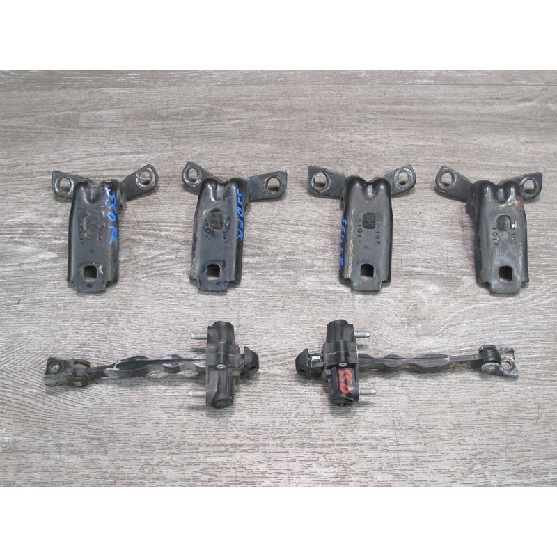 07-10 Saturn SKY Solstice Set of 6 Left & Right Door Hinge & Stopper OEM
