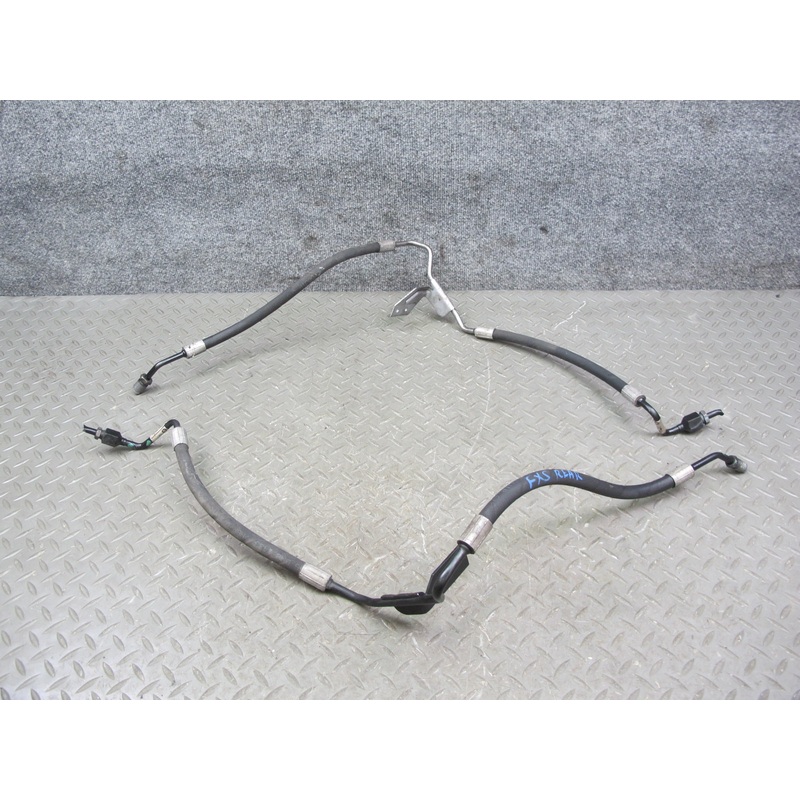 07-14 BMW E70 E71 X5 X6 Rear Dynamic Drive Pressure Line Hose Pipe Set OEM